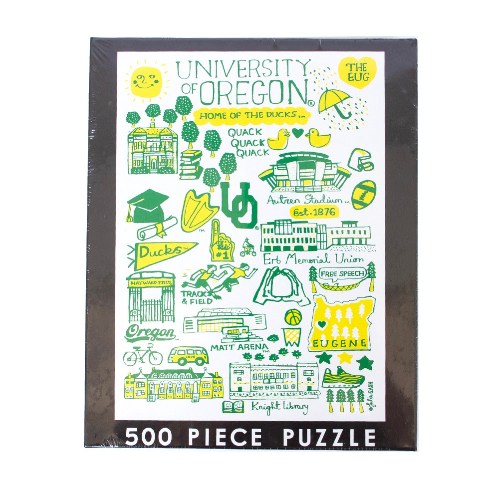 Interlocking UO, Neil, White, Puzzle, Home & Auto, 500 piece, Jigsaw, Julia Gash, 960398